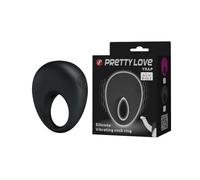 Pretty Love Anillo Vibrador Trap Negro 1ud