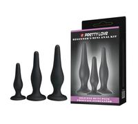 Pretty Love Beginner´s anal kit silicona juguete sexual dildo 3 unidad