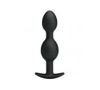 PRETTY LOVE - BOLAS ANALES SILICONA 12.5 CM NEGRO