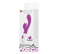 Pretty Love Butterfly Kiss Rabbit - Fuchsia
