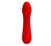 Pretty Love Cetus - Vibrador recargable para punto G, rojo