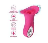 Pretty love - clyde vibrador oral lengua vibradora 12 vibraciones rosa