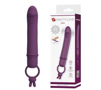 PRETTY LOVE - CORA VIBRADOR FORMA PENE CON ANILLO DE SUJECIÓN