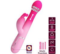 Pretty Love Dejon BW-500014-4 - Vibrador rabbit 3 en 1 (rosa)