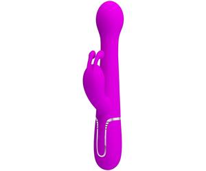 PRETTY LOVE Dejon - Vibrador conejito 3 en 1, violeta