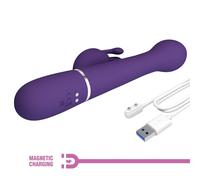 Pretty Love Dejon Vibrador Rabbit 3 En 1 - Diseño Ergonómico Con Potentes Motores Gemelos