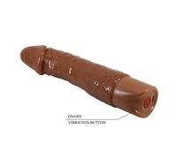 PRETTY LOVE - DONALD VIBRADOR REALÍSTICO 19,5 CM Ø 4 CM COLOR MARRÓN