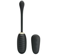 Pretty Love Doreen - Huevo vibrador recargable con mando inalámbrico, negro