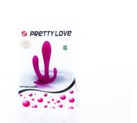 Pretty Love Edgar - Estimulador doble (vaginal, anal y clitoriano)