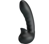 Pretty Love Hobgoblin BI-014714 - Funda vibradora para dedo con estimulador clitoriano, negra