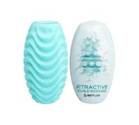 PRETTY LOVE - HUEVO MASTURBADOR DOBLE CARA TURQUESA