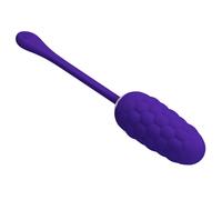 Pretty Love Huevo Vibrador Textura Marina Recargable Lila 1ud