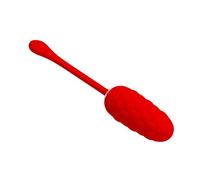Pretty Love Huevo Vibrador Textura Marina Recargable Rojo 1 ud
