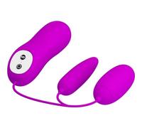 Pretty love irma huevo vibrador doble