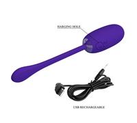 PRETTY LOVE Julius Huevo Vibrador Lila - Impermeable Y Recargable Para Placer Discreto