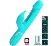 Pretty Love Kampas Vibrador Rabbit 3 En 1 - Vibrador Multifuncional Con Dos Motores Potentes