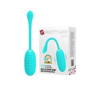 PRETTY LOVE SMART KIRK HUEVO VIBRADOR RECARGABLE VERDE CLARO
