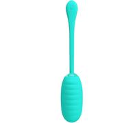 Pretty Love Kirk Huevo Vibrador Verde Agua - Juguete Erótico Recargable Con Diseño Discreto y Versátil