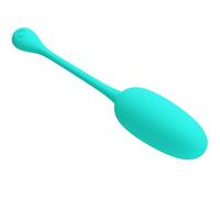 Pretty Love Knucker - Huevo vibrador recargable de silicona, verde agua
