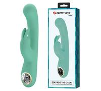 PRETTY LOVE - LAMAR VIBRADOR RABBIT & PUNTO G VERDE