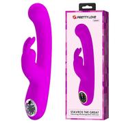 PRETTY LOVE - LAMAR VIBRADOR RABBIT & PUNTO G VIOLETA