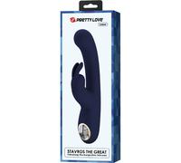 Pretty Love Lamar Vibrador Rabbit Azul - Diseño Elegante Con Función De Estimulación Dual