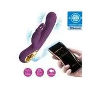 PRETTY LOVE - LIAM VIBRADOR RABBIT & ESTIMULADOR PUNTO G MORADO