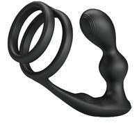 PRETTY LOVE - MARSHALL ANILLO PARA PENE + PLUG ANAL VIBRATORIO & CONTROL REMOTO