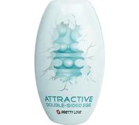 Pretty Love Turquoise - Masturbador tipo huevo reversible