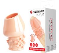 PRETTY LOVE Matias - funda extensora para pene 1002S (color carne)