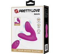 Pretty Love Melvin Dual Stimulator Fuchsia 1ud