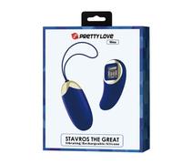 PRETTY LOVE - MINA HUEVO VIBRADOR CONTROL REMOTO AZUL