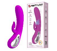 Pretty Love Nicola Vibrador Rabbit con Succionador Clítoris 12 Funciones