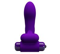 PRETTY LOVE Orlando Funda De Dedo Vibrador Morado - Diseño Ergonómico Para Placer Personalizado