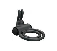 Vibrador clitoris cockring silicona love osmond - Profundidad: 40 mm, Rayon: MUJERES, Couleur: Negro, Ancho: 80 mm, Longitud: 80 mm