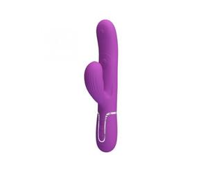 Pretty love - perlita vibrador rabbit multifunciÃ³n 3 en 1 morado