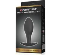 Pretty Love Plug Anal Silicona Ancla 8.5 cm Negro 1 ud