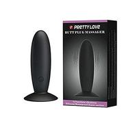 Pretty Love Plug Anal Vibrador Color Negro - 200 g