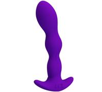 Pretty Love Prostate Massager - Masajeador prostático anal, 12 modos de vibración (lila)