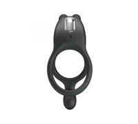 Pretty love - seth doble anillo vibrador rabbit 7 vibraciones negro