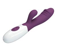 Pretty Love Snappy - Vibrador punto G con estimulador clitoriano, púrpura