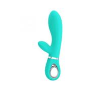 PRETTY LOVE - THOMAS VIBRADOR PUNTO G MULTIFUNCIÓN VERDE AGUA