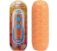 PRETTY LOVE - TWIN BALLS MASTURBADOR MASCULINO NARANJA