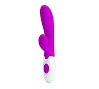 Pretty love flirtation - vibrador con estimulador clitoris alvis