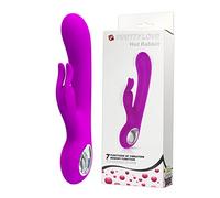 PRETTY LOVE Vibrador Conejo 7 Potente Vibraciones Memoria Función USB Masajeador recargable