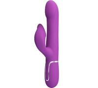 PRETTY LOVE - VIBRADOR & ESTIMULADOR MULTIFUNCIÓN 4 EN 1 MORADO