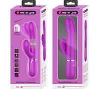 Mariana Vibrador 4en1 Silicona Fucsia de Prettylove