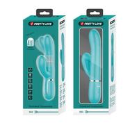 PRETTY LOVE FLIRTATION VIBRADOR PUNTO G MULTIFUNCIÓN VERDE AGUA