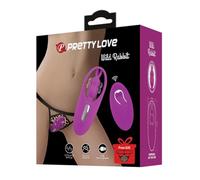 Pretty love - wild rabbit estimulador para braguita con control remoto lila