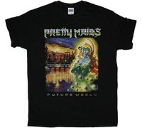 Pretty Maids Future World Black T Shirt Axel RUDI Pell Shakra Hard Rock